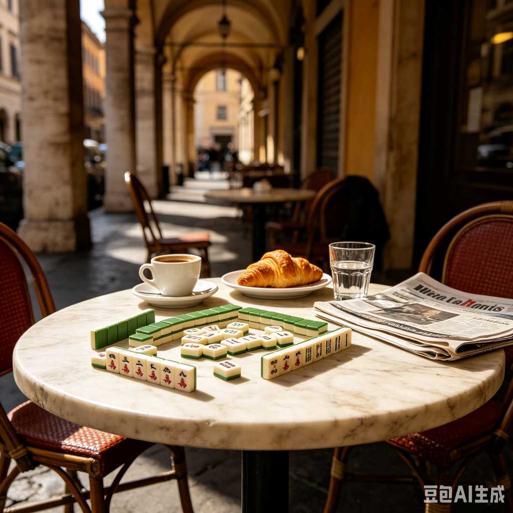 compact mahjong set for small home