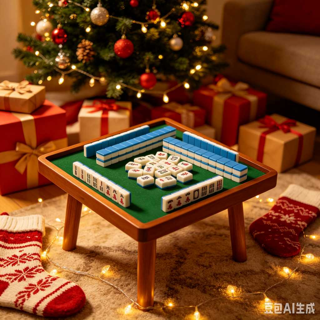 wood mahjong tiles