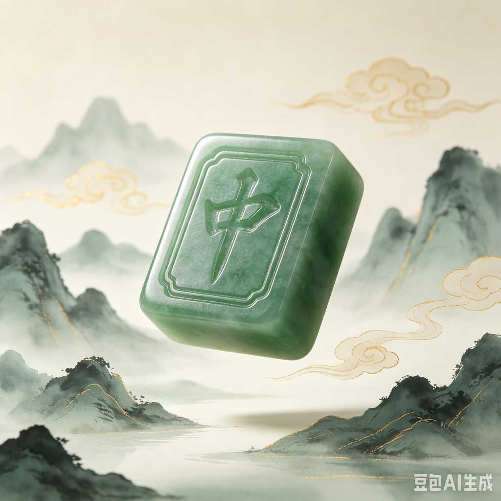 modern color mahjong tiles
