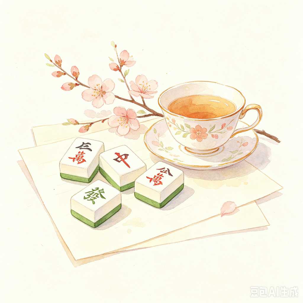 custom logo printed mahjong tiles